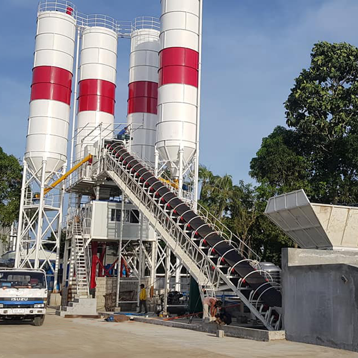 HZS120G Engineering Concrete Batching Plant